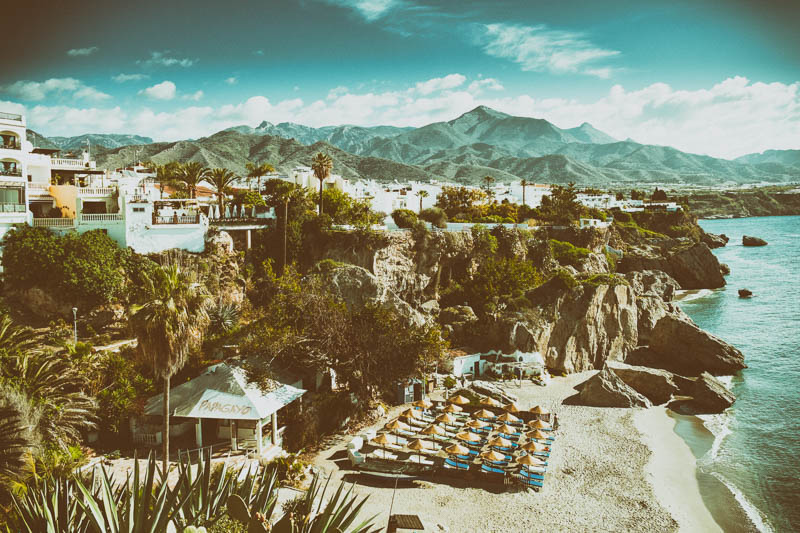 Nerja beach